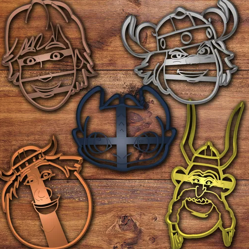 How To Train Your Dragon Cookie Cutter Set of 5 Cookie Cutters Canada