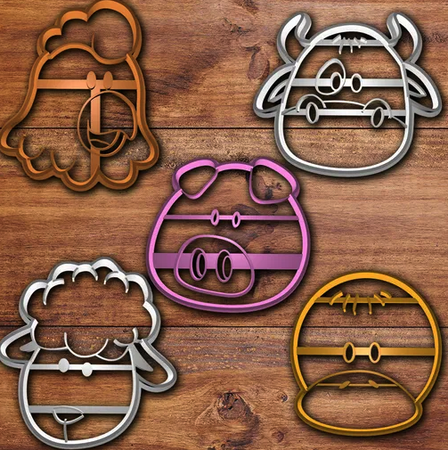 Farm Animals Cookie Cutter Set of 5 Cookie Cutters Canada