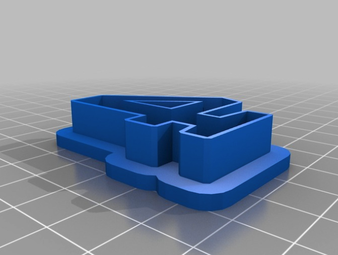 "4" Numbers Cookie Cutter Cookie Cutters Canada